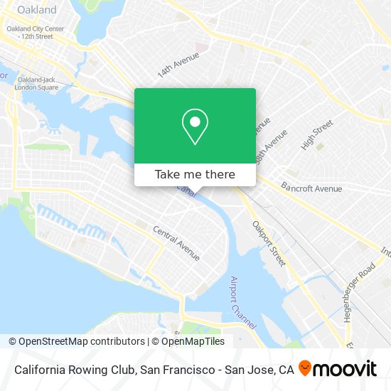 Mapa de California Rowing Club