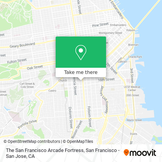 The San Francisco Arcade Fortress map