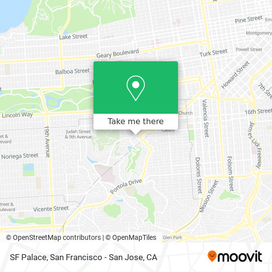 Mapa de SF Palace