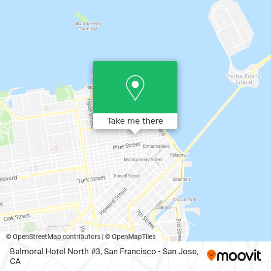 Balmoral Hotel North #3 map