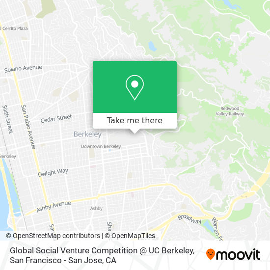 Mapa de Global Social Venture Competition @ UC Berkeley