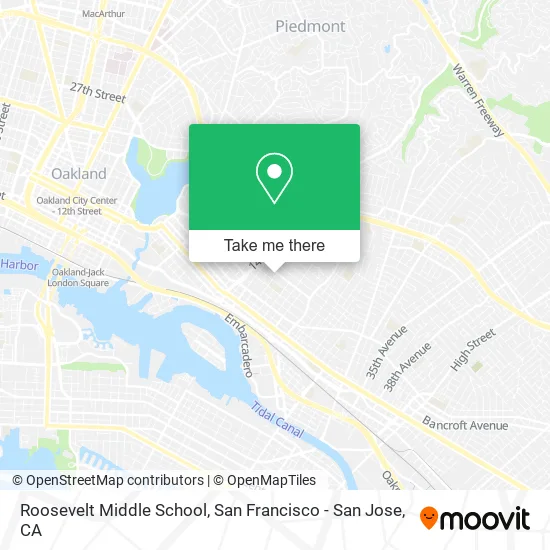 Roosevelt Middle School map