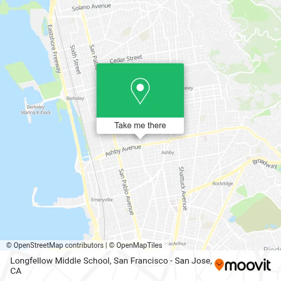 Longfellow Middle School map