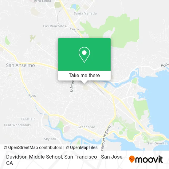 Davidson Middle School map