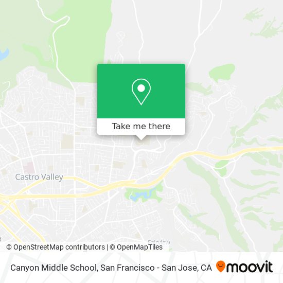 Mapa de Canyon Middle School