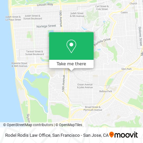 Mapa de Rodel Rodis Law Office
