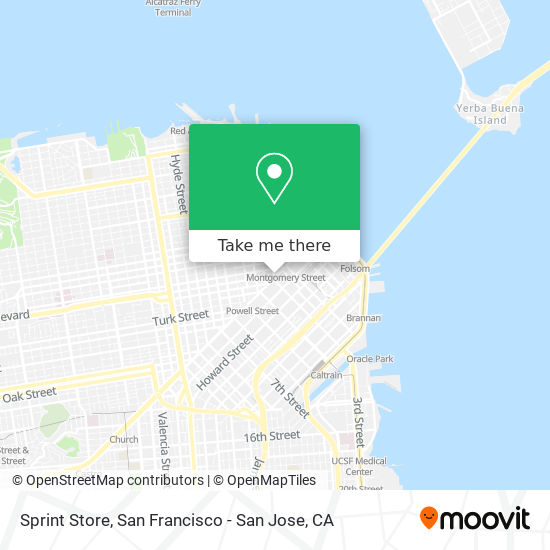 Sprint Store map