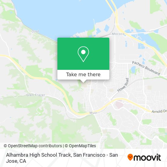 Mapa de Alhambra High School Track