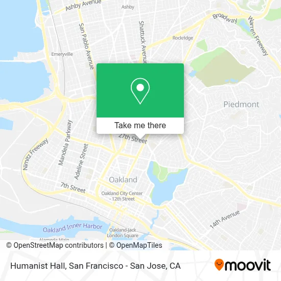 Humanist Hall map
