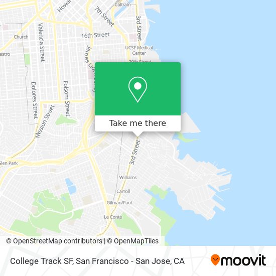 Mapa de College Track SF