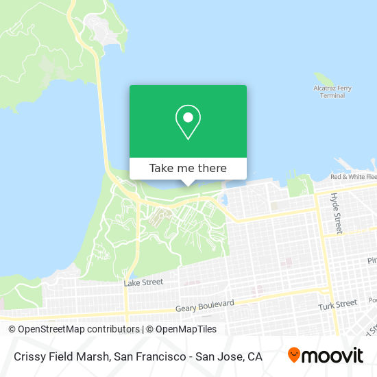 Crissy Field Marsh map