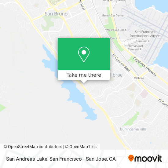 San Andreas Lake map