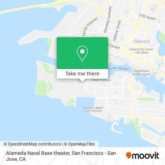 Alameda Naval Base theater map