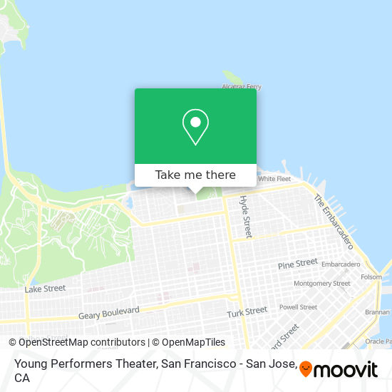 Mapa de Young Performers Theater