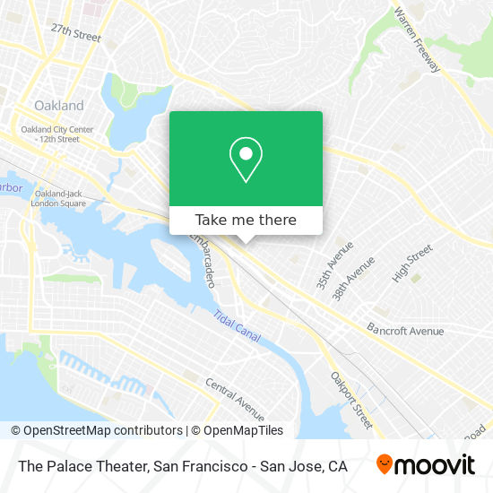 The Palace Theater map