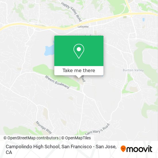 Mapa de Campolindo High School