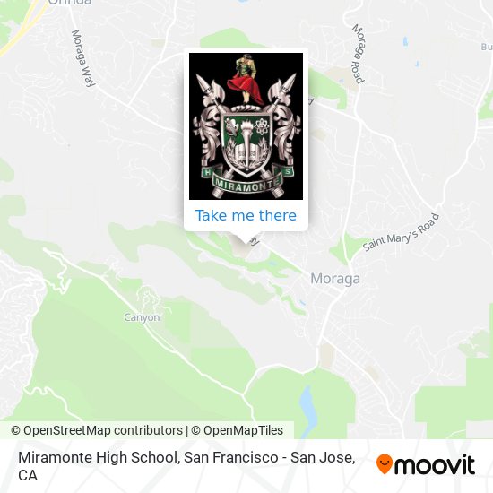 Mapa de Miramonte High School