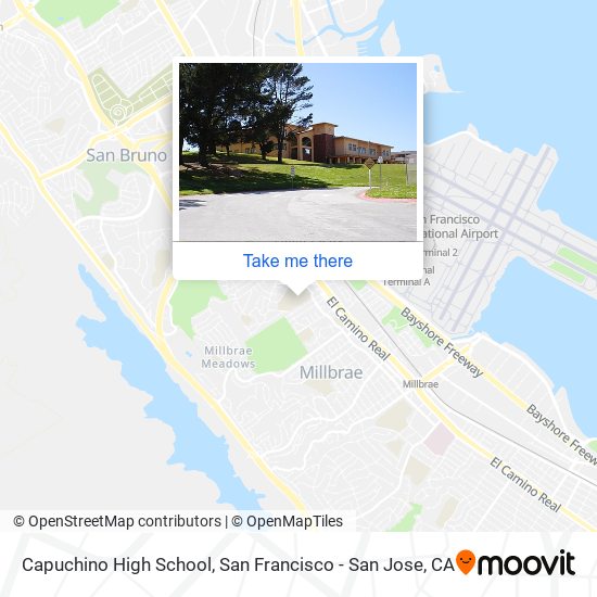 Mapa de Capuchino High School