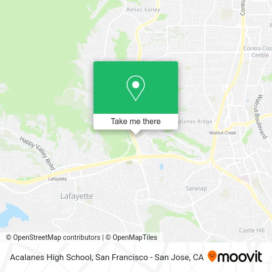 Mapa de Acalanes High School