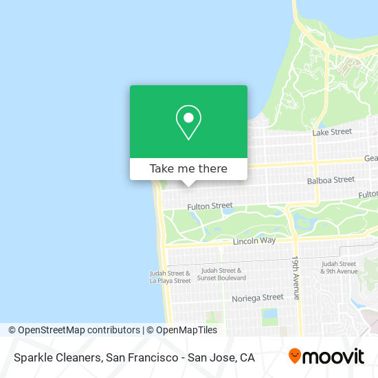 Sparkle Cleaners map