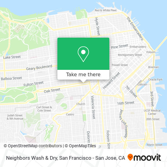 Mapa de Neighbors Wash & Dry