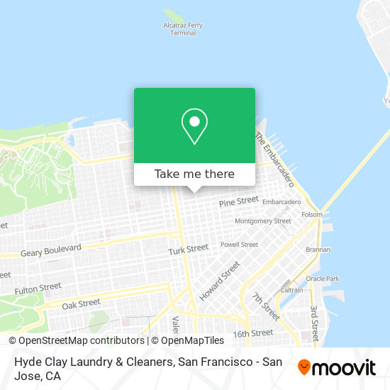 Hyde Clay Laundry & Cleaners map