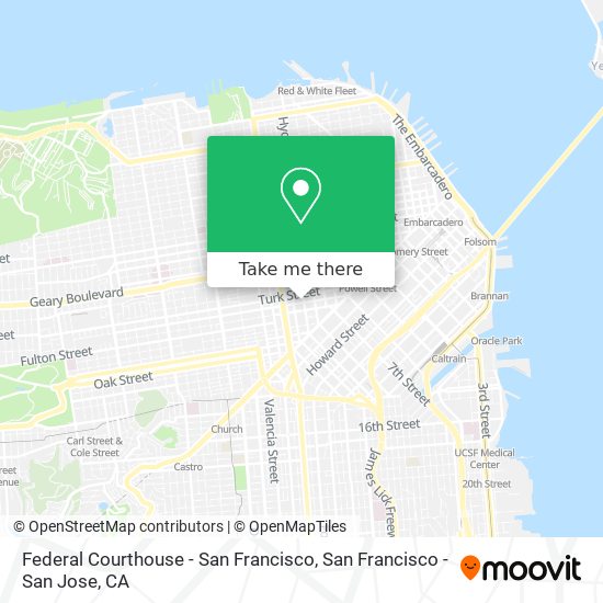 Federal Courthouse - San Francisco map