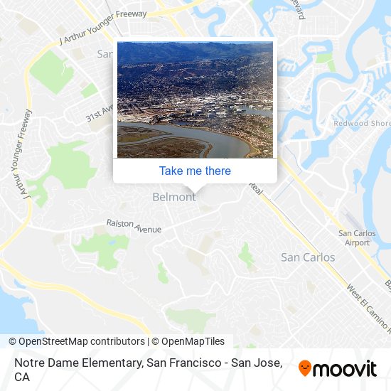 Mapa de Notre Dame Elementary