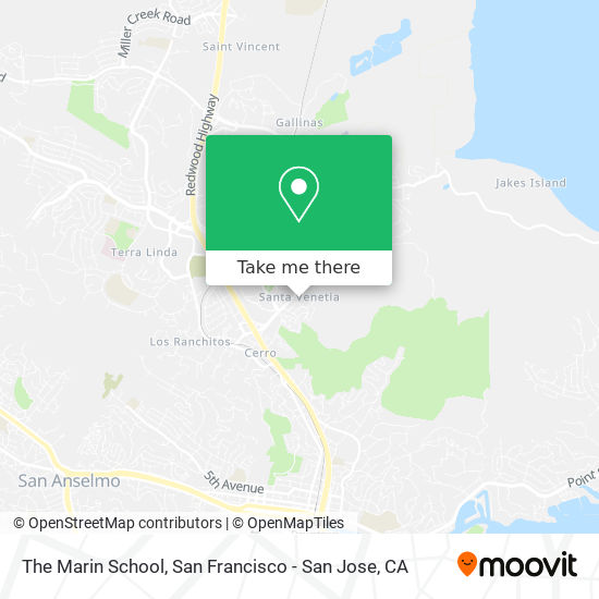 The Marin School map