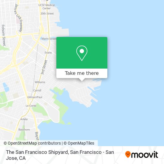 Mapa de The San Francisco Shipyard