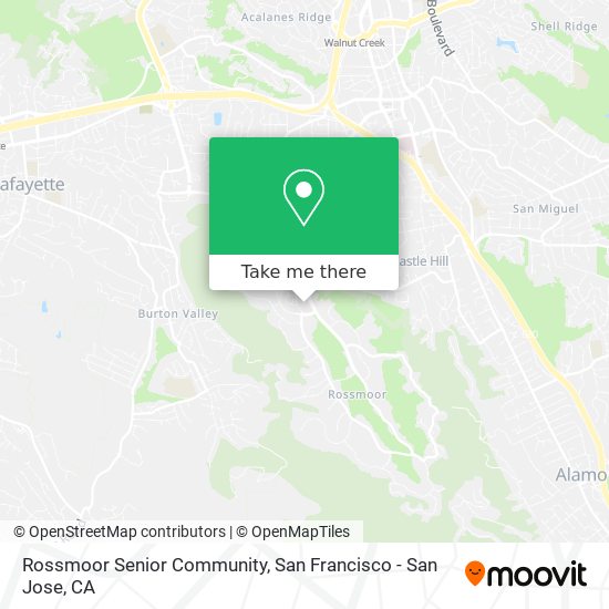 Mapa de Rossmoor Senior Community