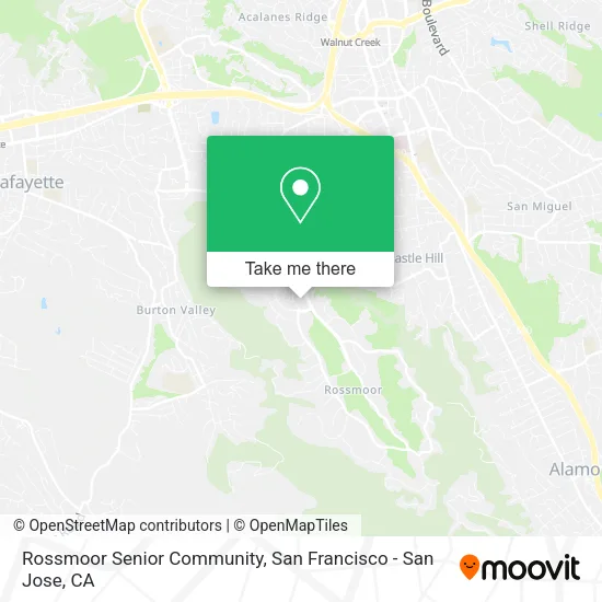 Rossmoor Senior Community map