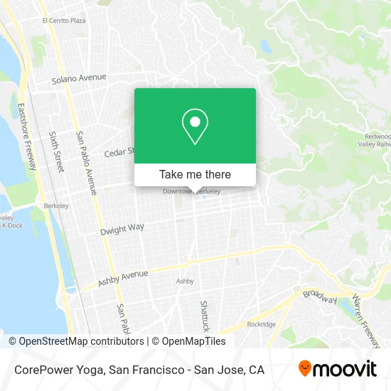 CorePower Yoga map