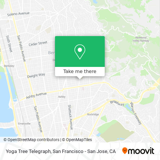 Mapa de Yoga Tree Telegraph