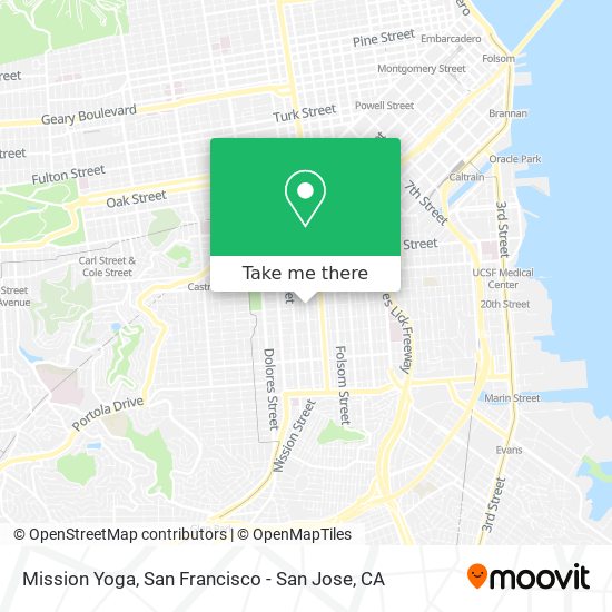 Mission Yoga map