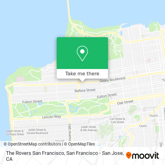 The Rovers San Francisco map