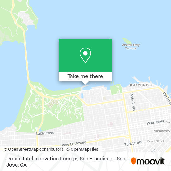 Oracle Intel Innovation Lounge map