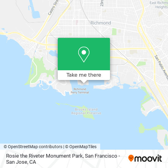 Rosie the Riveter Monument Park map