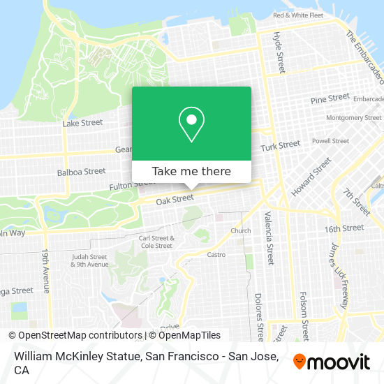 Mapa de William McKinley Statue