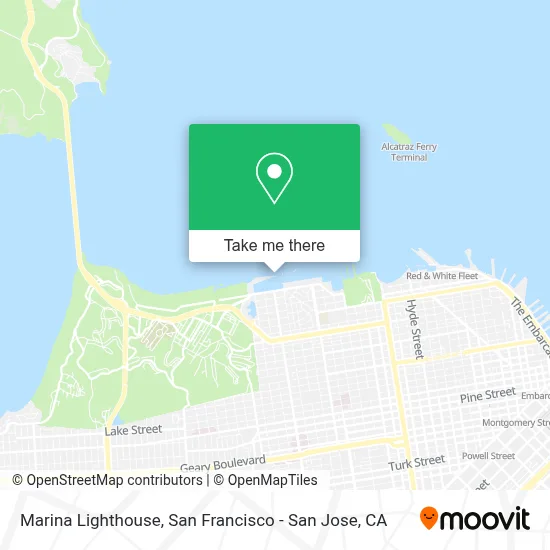 Marina Lighthouse map
