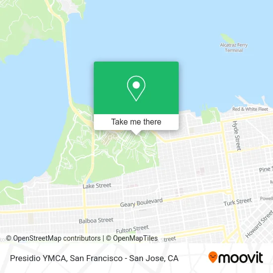 Mapa de Presidio YMCA