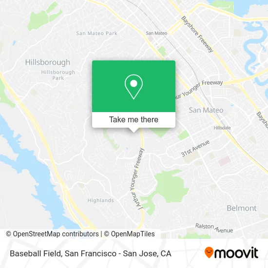 Baseball Field map