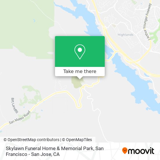 Mapa de Skylawn Funeral Home & Memorial Park
