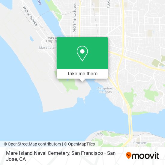 Mapa de Mare Island Naval Cemetery