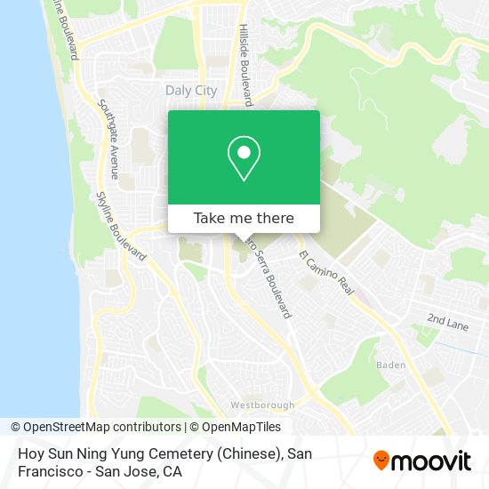Mapa de Hoy Sun Ning Yung Cemetery (Chinese)