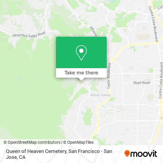 Queen of Heaven Cemetery map
