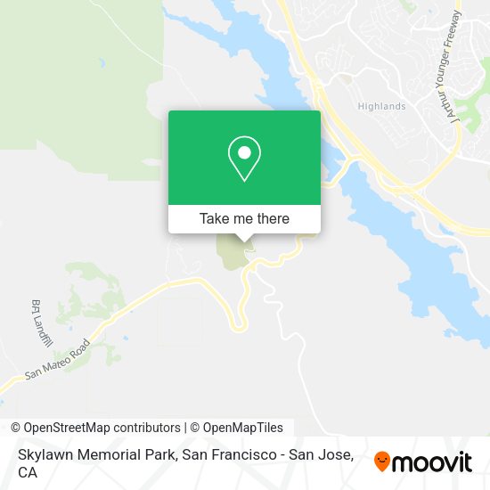 Mapa de Skylawn Memorial Park