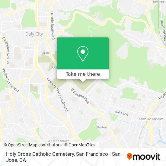 Holy Cross Catholic Cemetery map