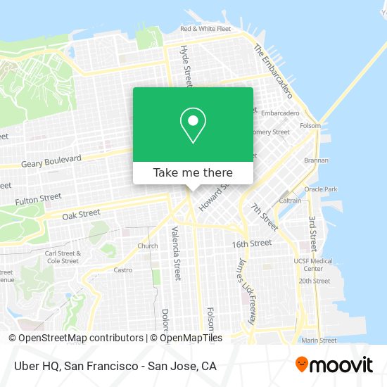 Mapa de Uber HQ