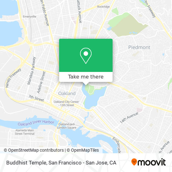 Buddhist Temple map